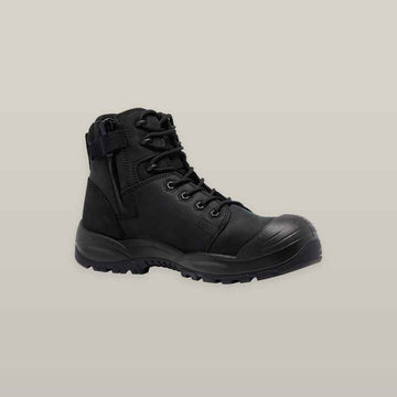 Hard Yakka Legend Safety Boots in Black | Black Safety Boots for Men & Women