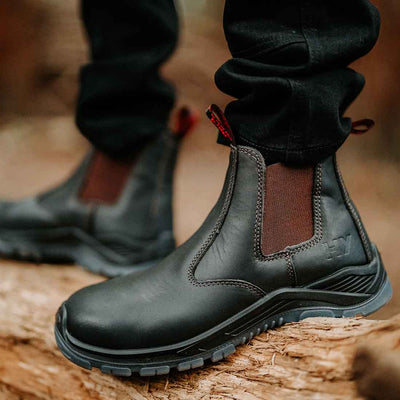 Hard Yakka Banjo Men's Dealer Boots in Brown | Men's Brown Chelsea Boots