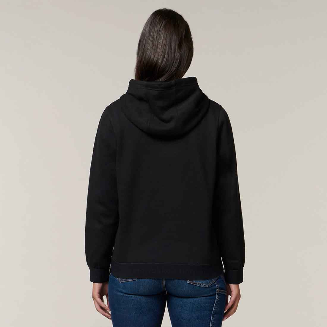 Hard Yakka Women's Gladiator Hoodie in Black | Women's Black Hoodies