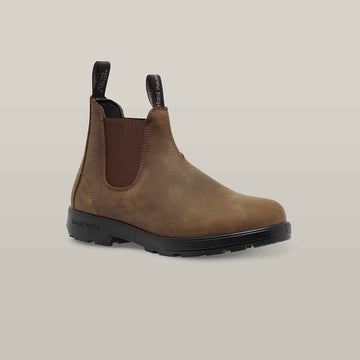 Hard Yakka Brunswick Dealer Boots in Saddle Brown | Men&