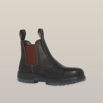Unisex Hard Yakka Brown Outback Steel Toe Safety Dealer Boots